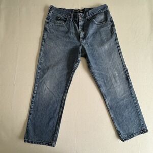 Lee Jeans Men's 37x29 Regular Fit Straight Leg Work Wear Some Paint Marks